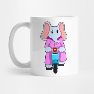 Elephant with Bicycle Mug